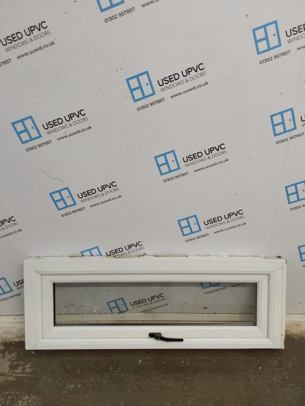 Used White Upvc Window 1230mm x 435mm (Reduce to 1200mm x 420mm) C2079 - Image 4