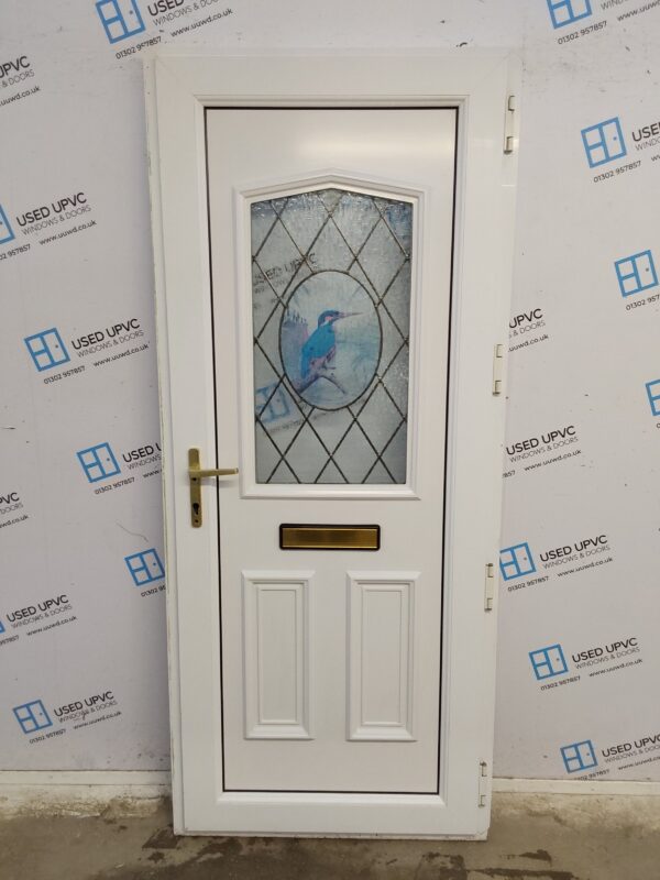 Used White Upvc Front Door 870mm x 2040mm 0486 - Image 2