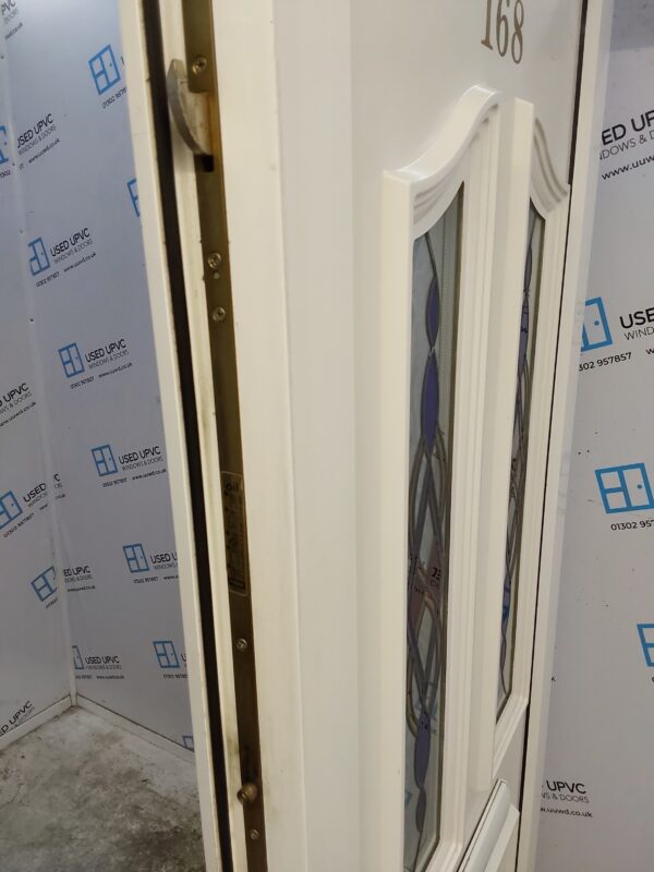 Used White Upvc Front Door 900mm x 2100mm 0369 - Image 5