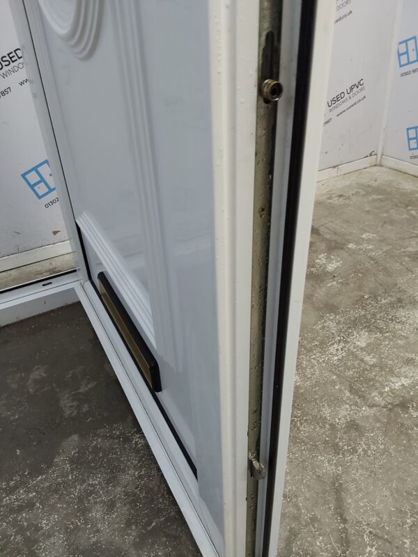 Used White Upvc Front Door And Side Panel 1290mm x 2070mm DS002 - Image 6