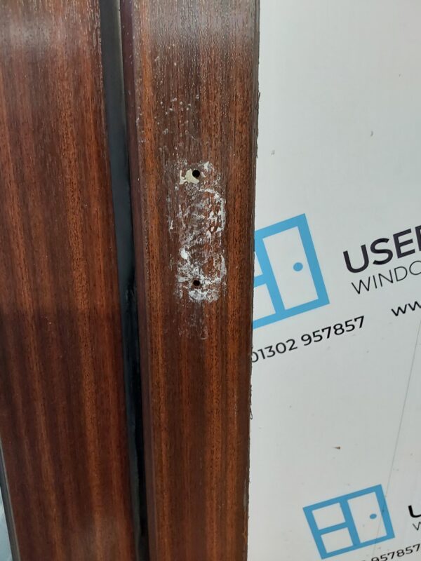 Used Woodgrain Upvc Back Door 900mm x 2025mm 0087 - Image 5