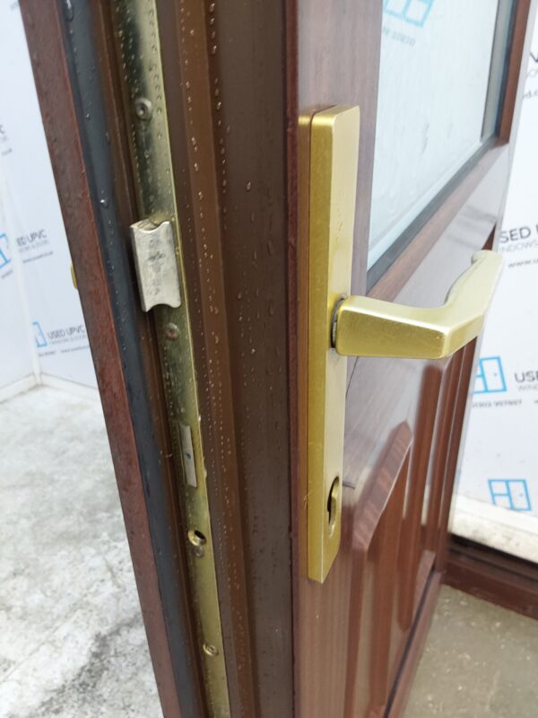 Used Woodgrain Upvc Back Door 900mm x 2025mm 0087 - Image 7