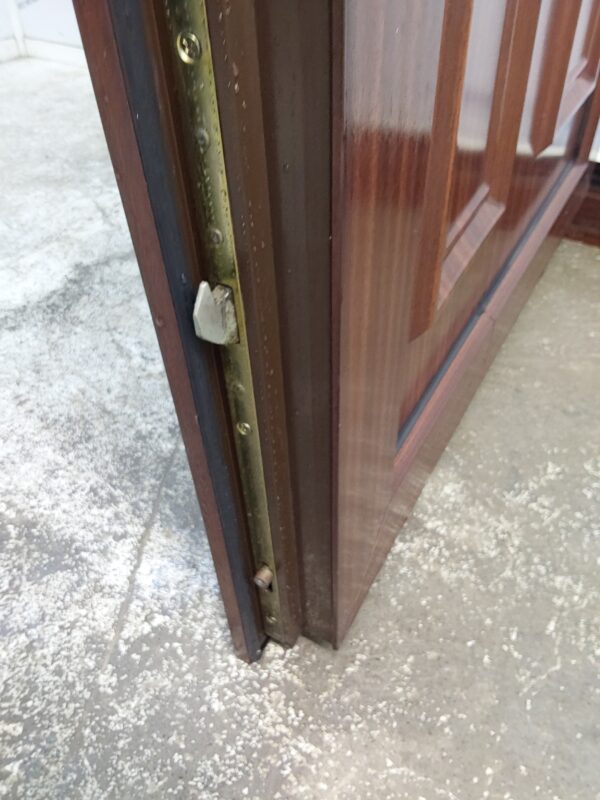 Used Woodgrain Upvc Back Door 900mm x 2025mm 0087 - Image 8