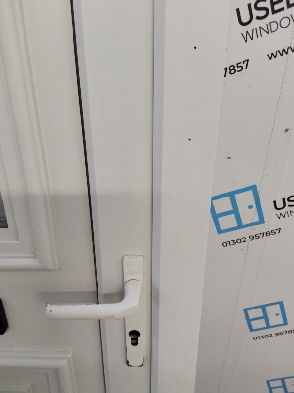 Used White Upvc Front Door 895mm x 2080mm (reduce to 875mm) 0012 - Image 4