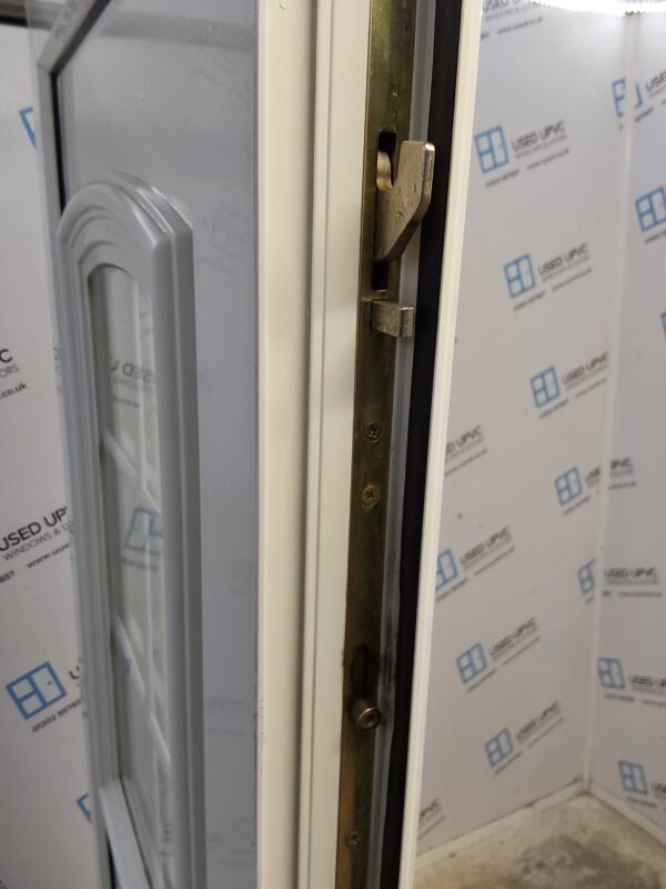 Used White Upvc Front Door 895mm x 2080mm (reduce to 875mm) 0012 - Image 6