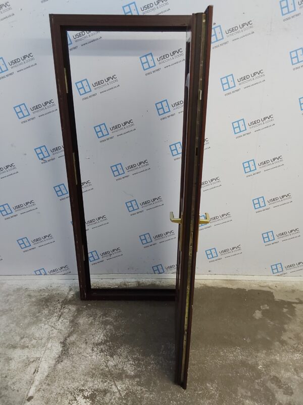 Used Woodgrain Upvc Front Door 865mm x 2030mm 0024 - Image 3