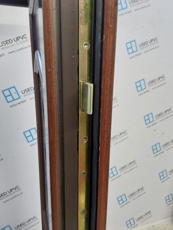 Used Woodgrain Upvc Front Door 865mm x 2030mm 0024 - Image 6