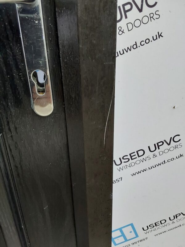 Used Black Composite Front Door 900mm x 2000mm 0028 - Image 5