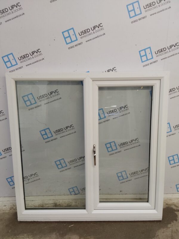 Used White Upvc Window 1240mm x 1250mm C22015 - Image 3