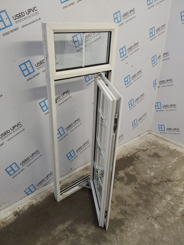 Used White Upvc Window 595mm x 1490mm W0311 - Image 3