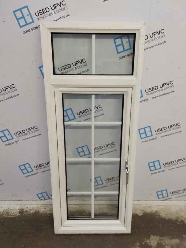 Used White Upvc Window 595mm x 1490mm W0311 - Image 4