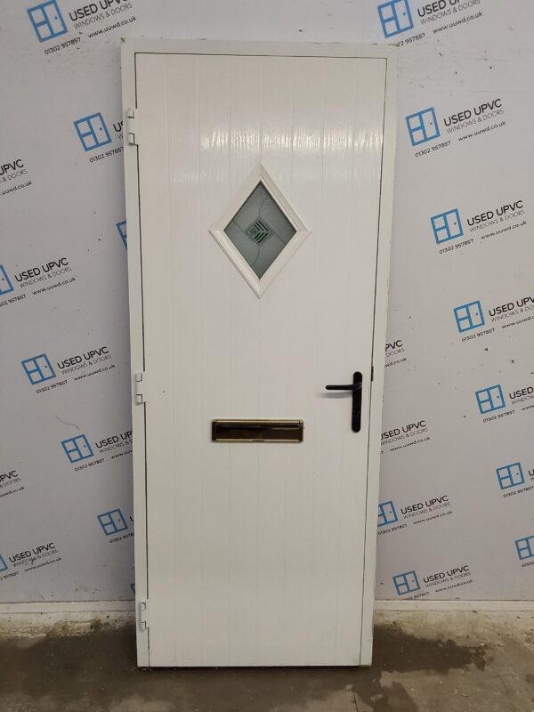 Used Anthracite Grey Composite Front Door 830mm x 2070mm 0612 - Image 2