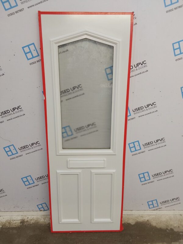 Used White Upvc Front Door Panel 622mm x 1752mm x 28mm UFDP0002 - Image 2