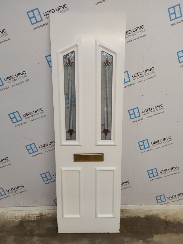 Used White Upvc Front Door Panel 565mm x 1844mm x 24mm 24UFDP001 - Image 2