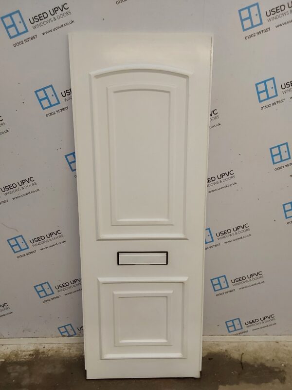 Used White Upvc Front Door Panel 647mm x 1790mm x 24mm 24UFDP003 - Image 2