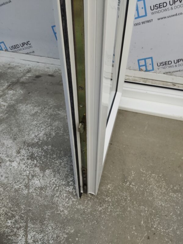 Used White Upvc French Doors 1260mm x 2070mm EA8 - Image 5