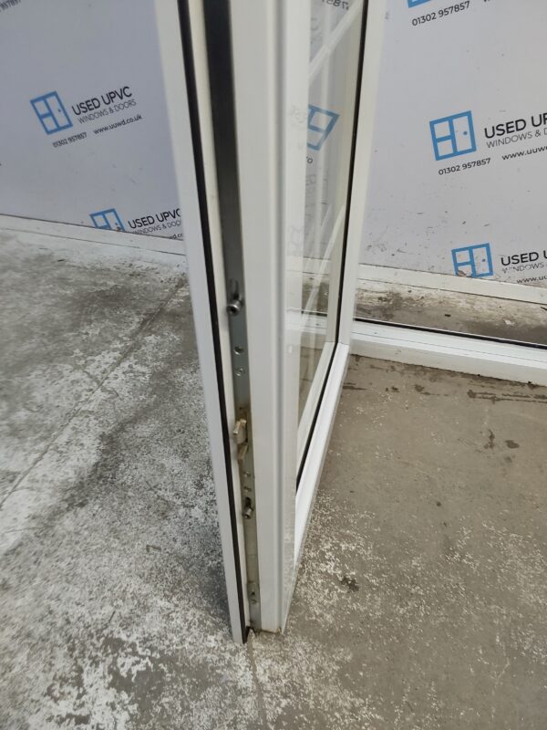 Used White Upvc French Doors 1465mm x 2075mm EA13 - Image 5