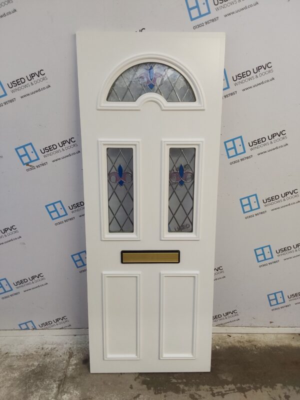 Used White Upvc Front Door Panel 659mm x 1722mm x 28mm UFDP0011 - Image 2