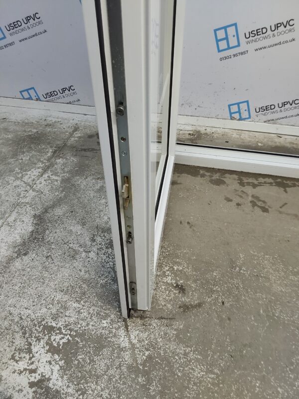 Used White Upvc French Doors 1460mm x 2075mm EA5 - Image 5