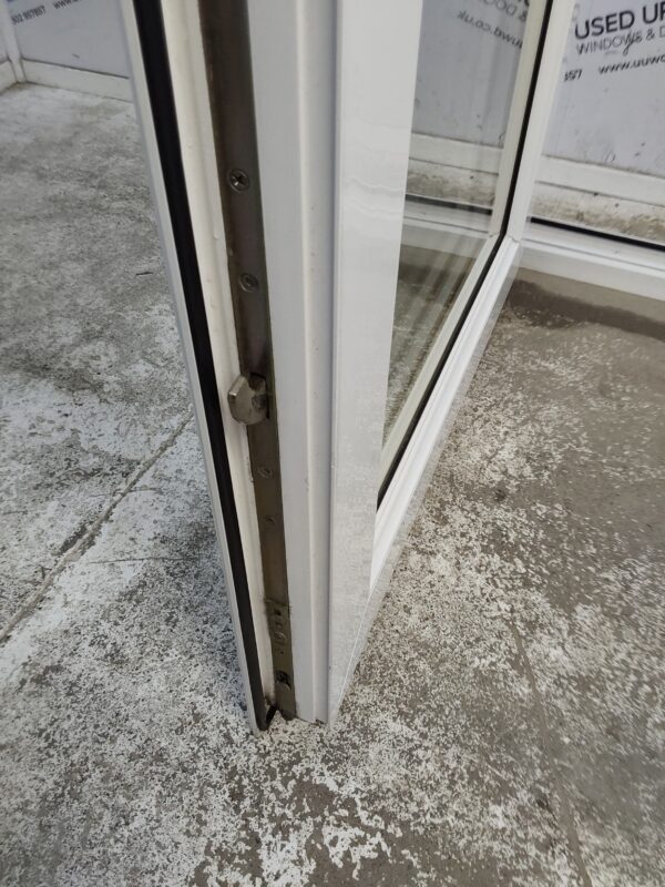 Used White Upvc French Doors 1600mm x 2070mm EA3 - Image 5