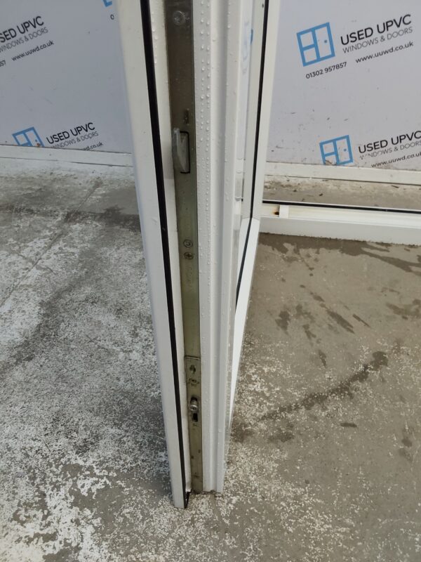 Used White Upvc French Doors 1570mm x 2070mm EA20 - Image 5