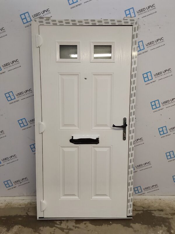 Brand New Black Composite Front Door 1050mm x 2090mm (Reduce To 1035mm) ND39 - Image 2