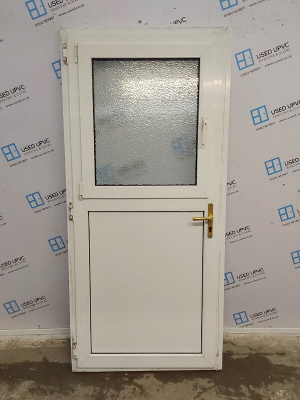 Used White Upvc Stable Door 935mm x 2035mm 0579 - Image 2