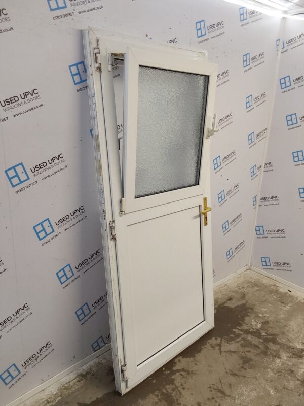 Used White Upvc Stable Door 935mm x 2035mm 0579 - Image 3