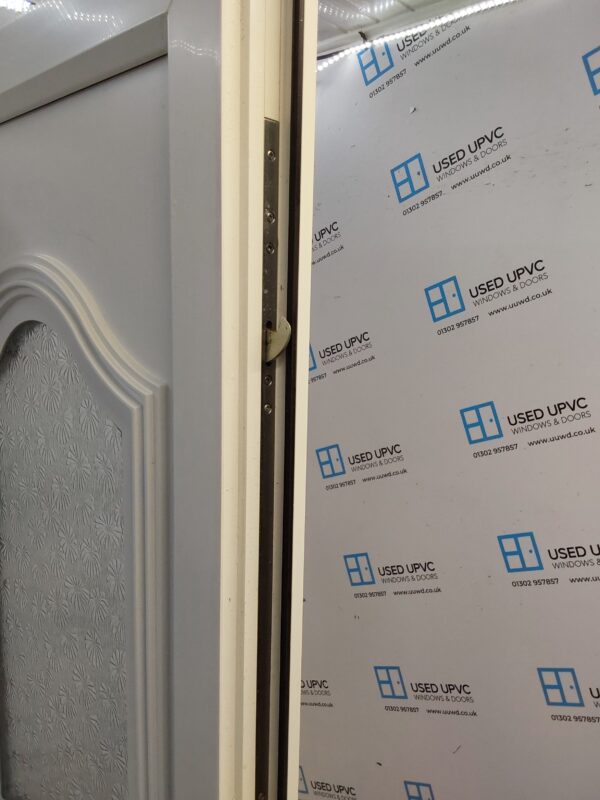 Used White Upvc Front Door 845mm x 2080mm 0050 - Image 4