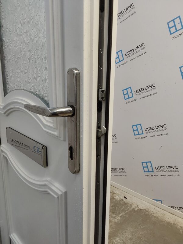 Used White Upvc Front Door 845mm x 2080mm 0050 - Image 5