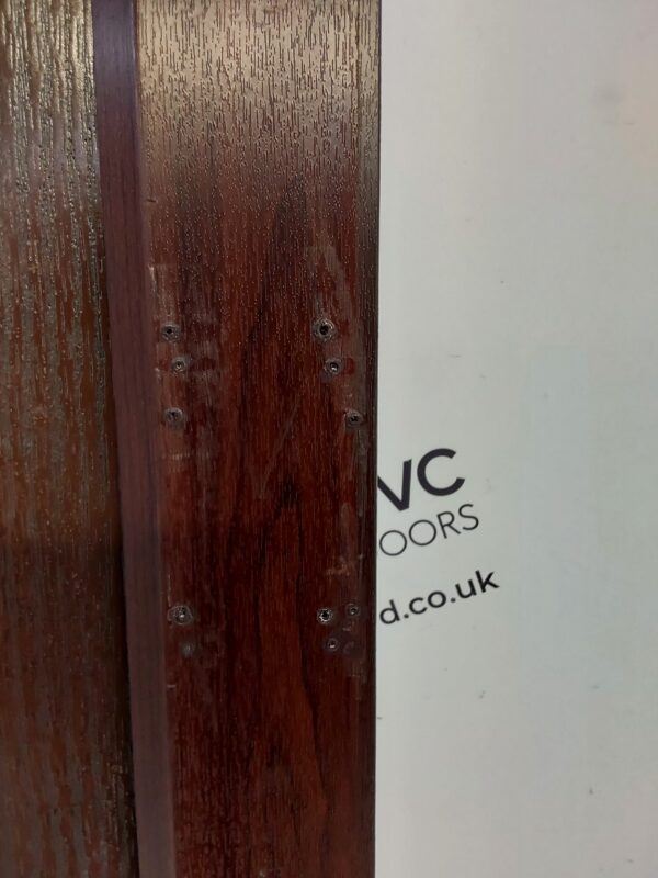 Used Rosewood Composite Front Door 900mm x 2060mm 0754 - Image 4