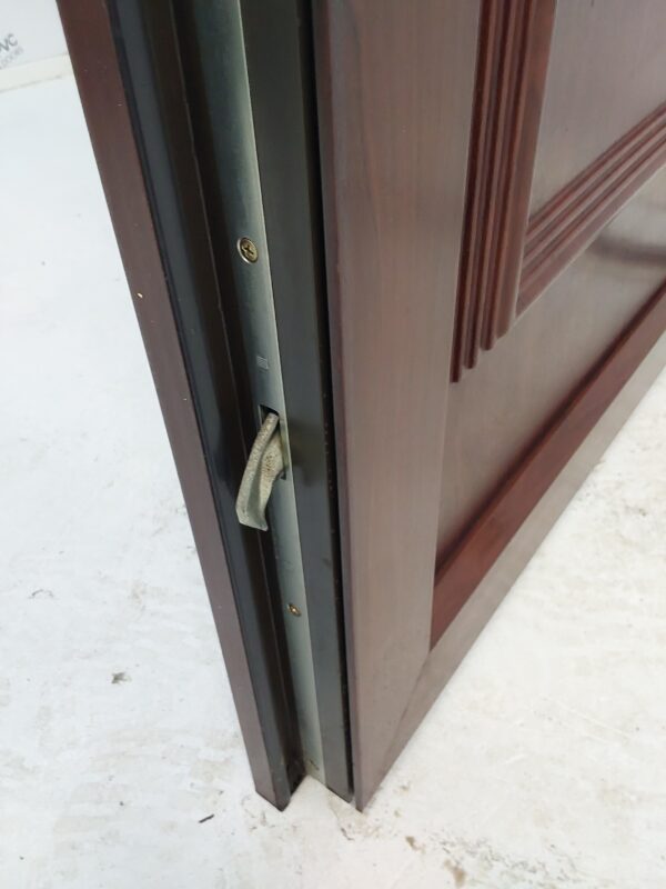 Used Rosewood Upvc Front Door 880mm x 2030mm (reduce to 865mm) 0641 - Image 9