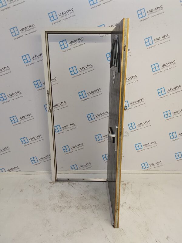 Used Black Composite Front Door 860mm x 1960mm 0403 - Image 3