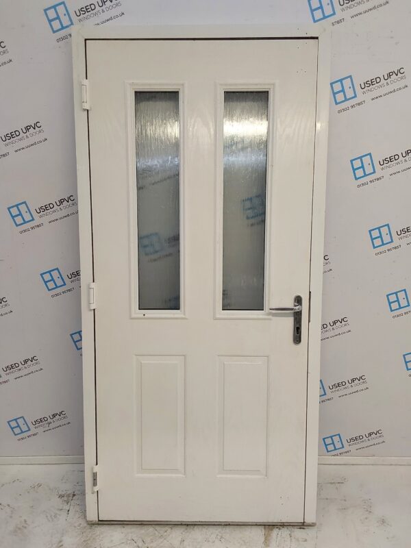 Used Green Composite Door 1010mm x 2090mm 0056 - Image 2