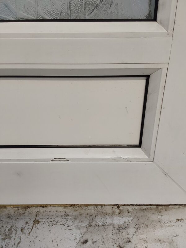 Used White Upvc Back Door 900mm x 2060mm 0028 - Image 4