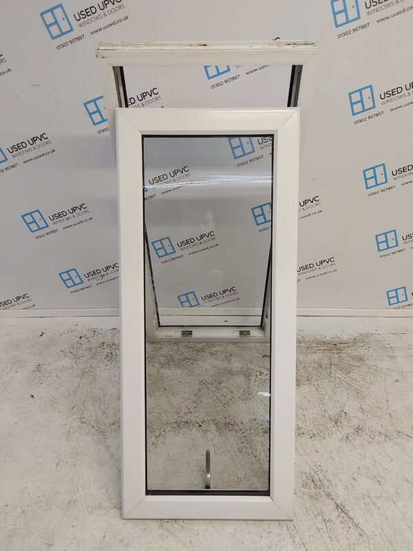 Used White Upvc Window 605mm x 1320mm W0453 - Image 3