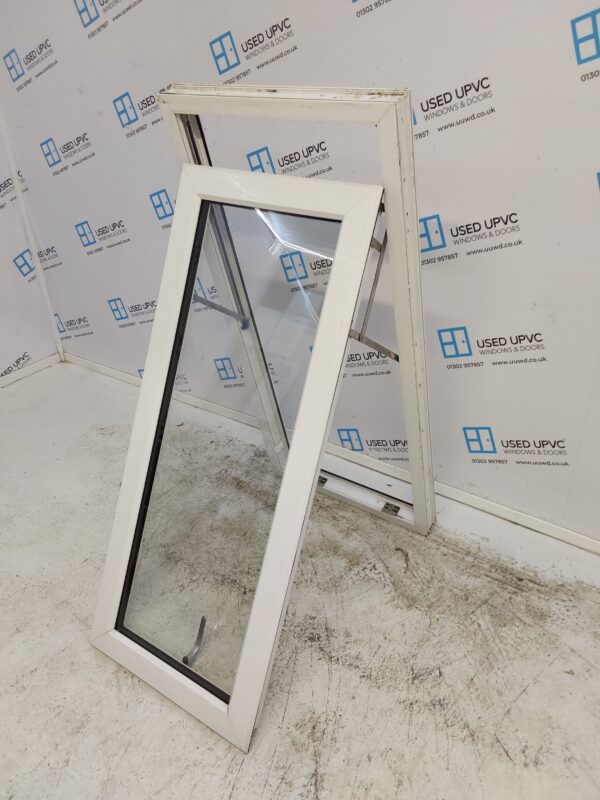 Used White Upvc Window 605mm x 1320mm W0453 - Image 4