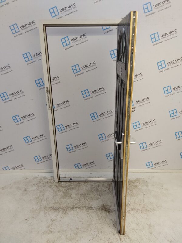 Used Black Composite Front Door 900mm x 2005mm 0612 - Image 3