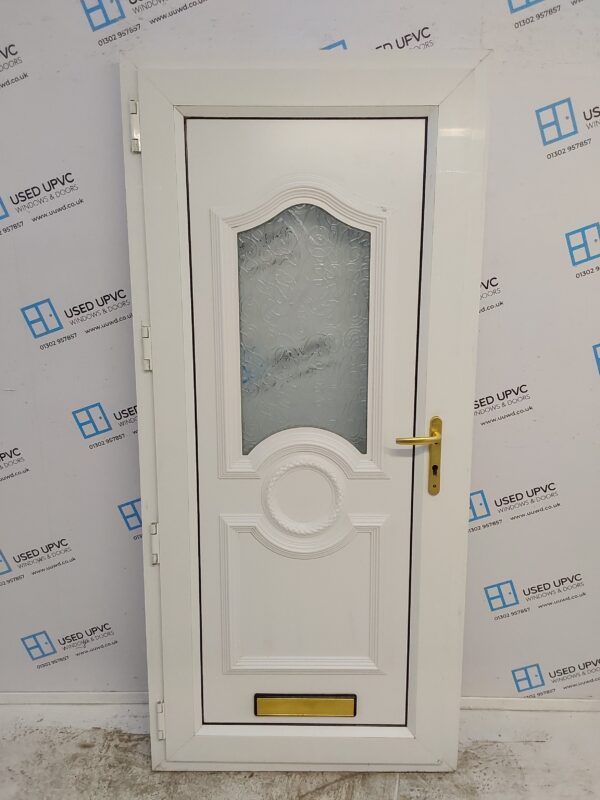 Used White Upvc Front Door 915mm x 2005mm C7D035 - Image 2