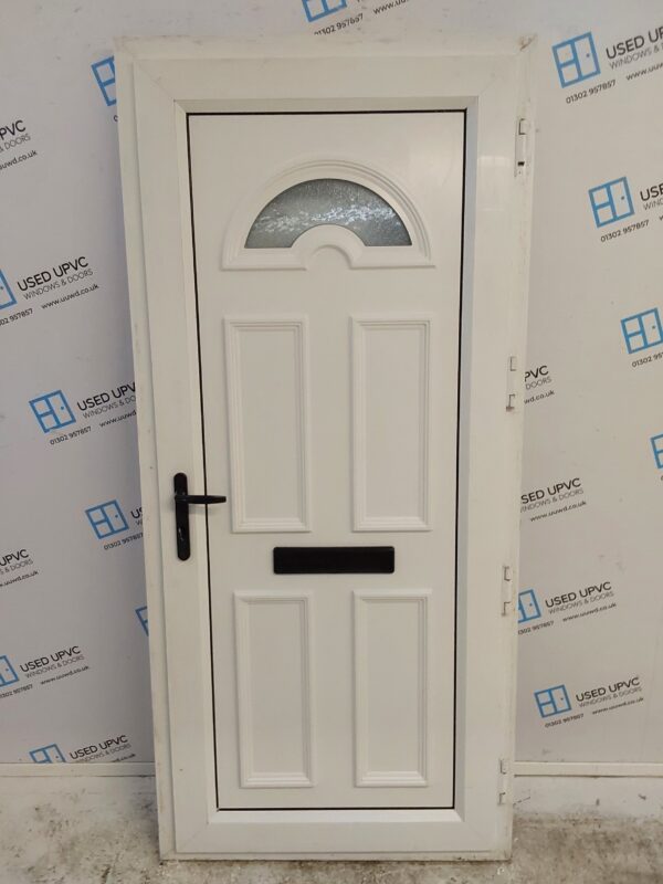 Used White Upvc Front Door 925mm x 2030mm C7D045 - Image 2