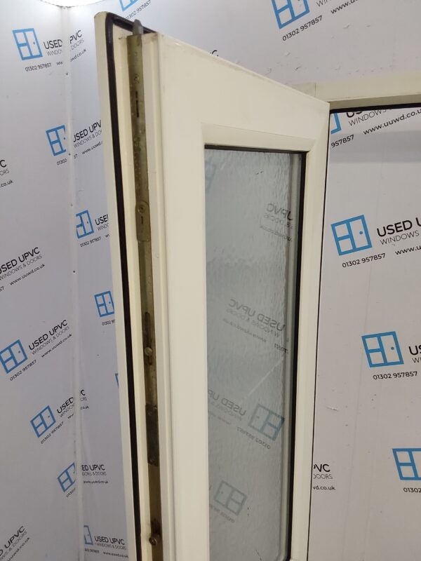 Used White Upvc French Doors 1260mm x 1975mm EA9 - Image 6