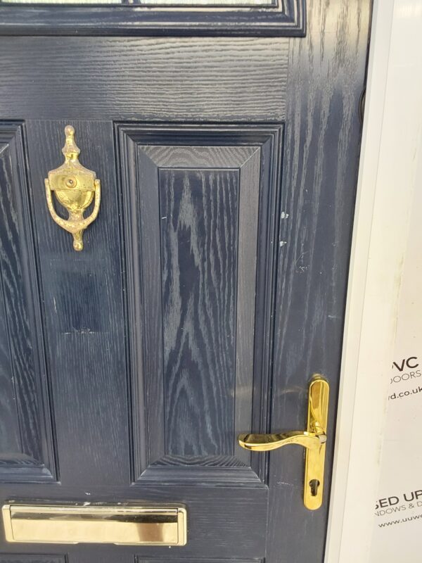 Used Dark Blue Composite Front Door 910mm x 2060mm C7D060 - Image 9