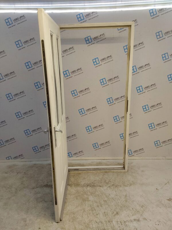 Used Cream Composite Back Door 990mm x 2100mm C7D065 - Image 3