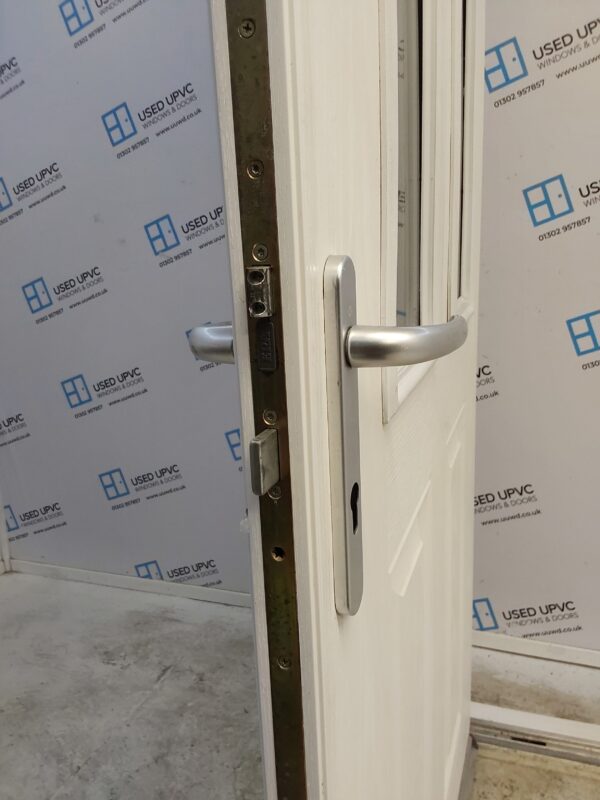 Used Cream Composite Back Door 990mm x 2100mm C7D065 - Image 5