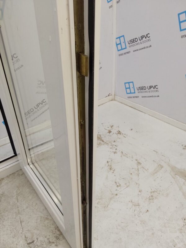 Used White Upvc French Doors 1185mm x 2070mm EA24 - Image 5