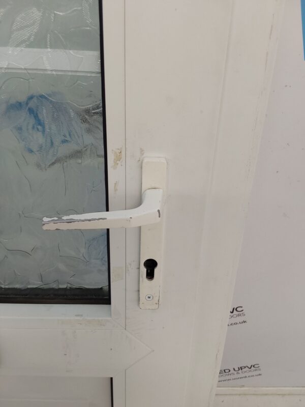 Used White Upvc Front Door 920mm x 2045mm C7D071 - Image 8