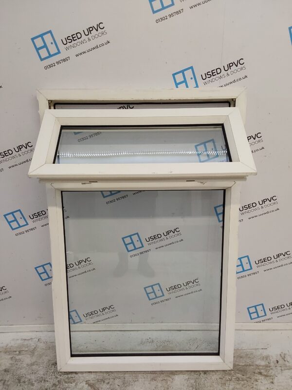 Used White Upvc Window 870mm x 1345mm C4A019 - Image 2