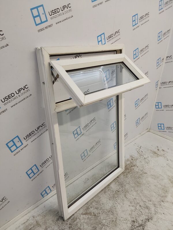 Used White Upvc Window 870mm x 1345mm C4A019 - Image 3