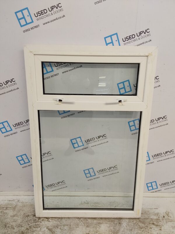 Used White Upvc Window 870mm x 1345mm C4A019 - Image 4