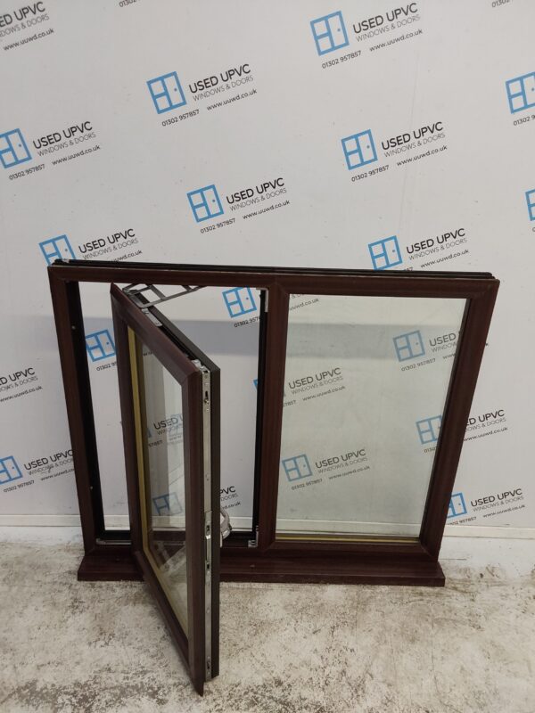 Used Woodgrain Upvc Window 1200mm x 1045mm C5010 - Image 2